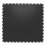 Модульное напольное ПВХ покрытие SENSOR BIT 7 мм, RAL 9005, черный.