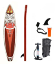 Надувная САП (SUP) доска 350х81х15 HELLO PLUS TIGER красный