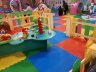Мягкий пол в детскую комнату, коврики-пазлы из ЭВА 50х50x1 см, фиолетовый