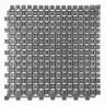 Модульное грязезащитное ПВХ покрытие OPTIMA DUOS 250x250x16мм, серое.